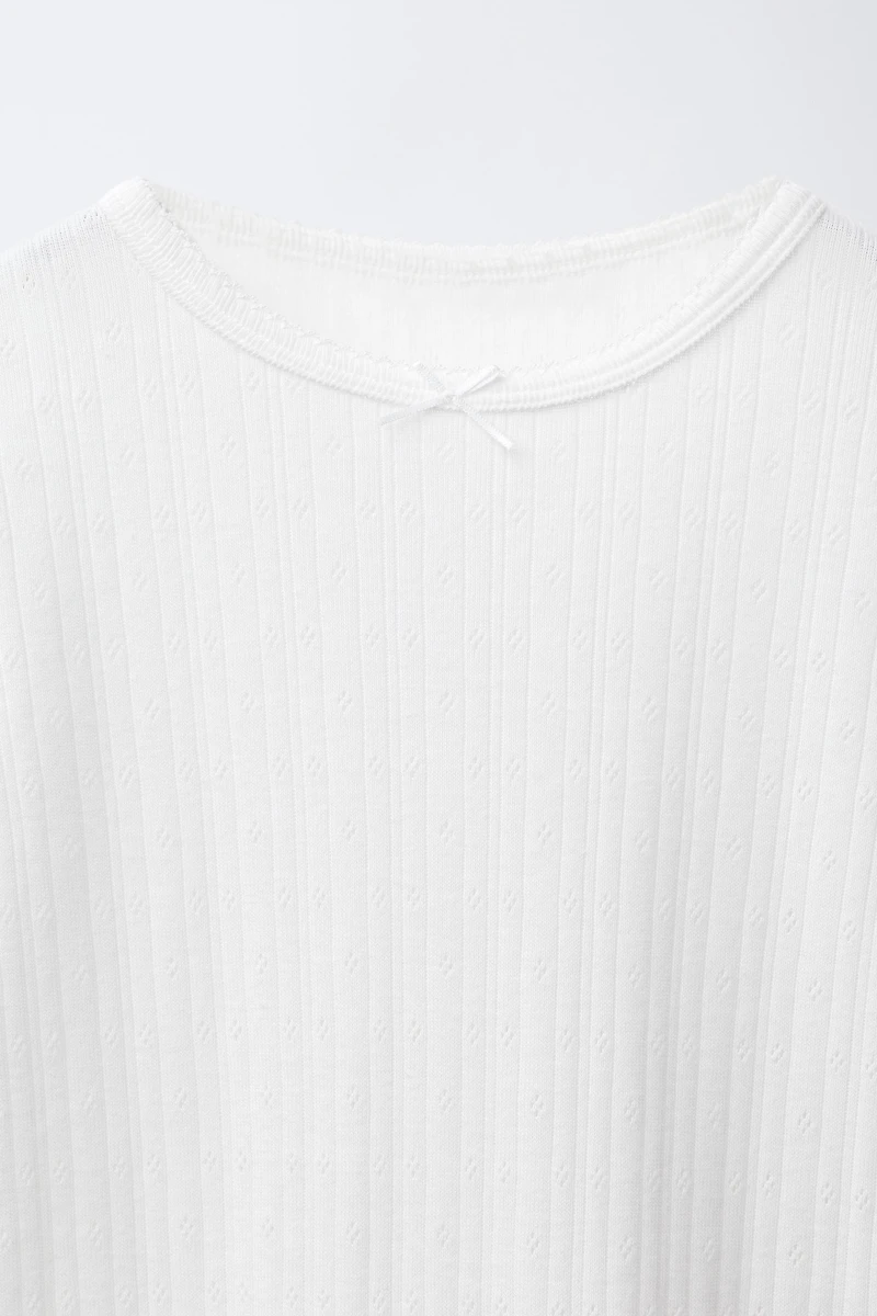 6 YEARS/ TWO-PACK OF POINTELLE T-SHIRTS