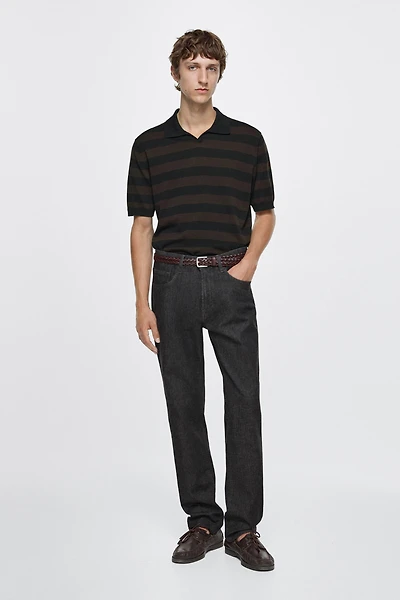 Jean tapered léger désencollé