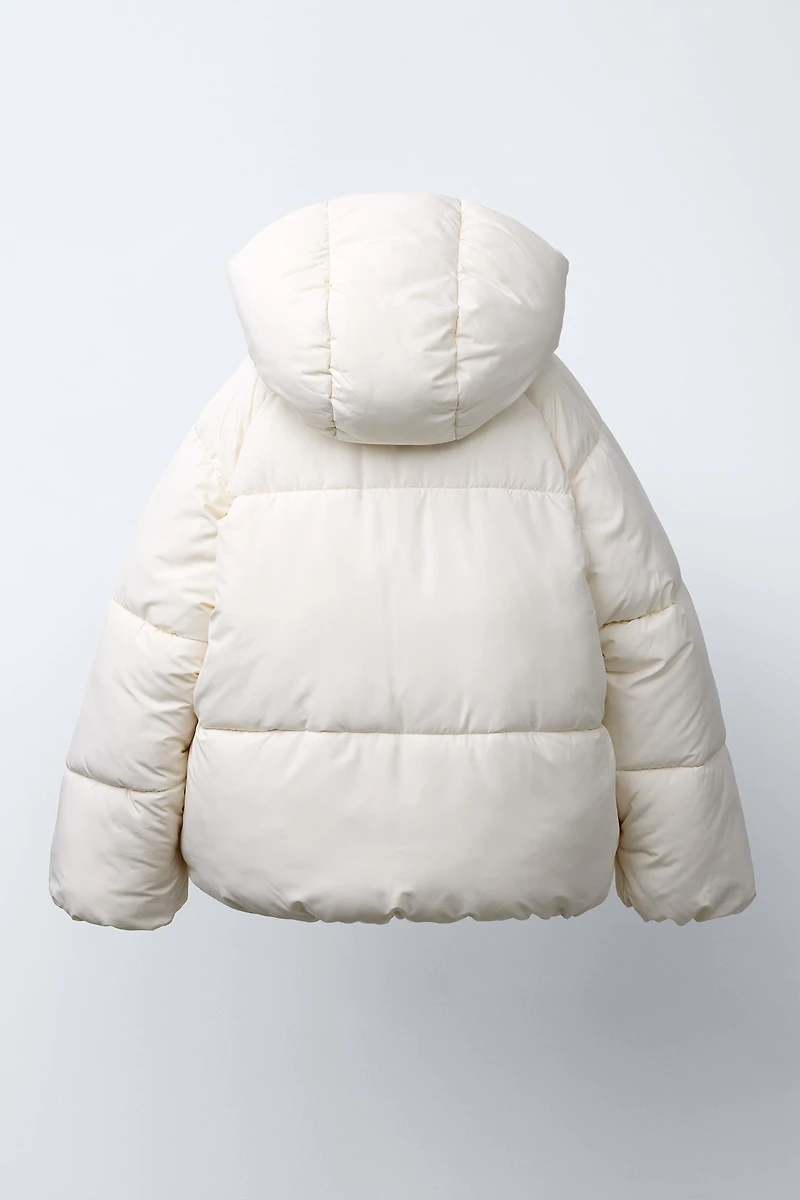 HOODED PUFFER JACKET