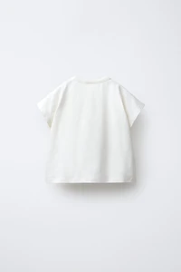 CROCHET FLORAL T-SHIRT