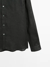 100% linen regular fit shirt