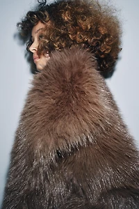 ZW COLLECTION FAUX FUR SHORT COAT