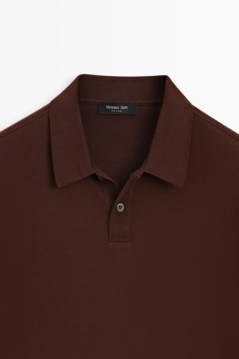 100% cotton short sleeve polo shirt