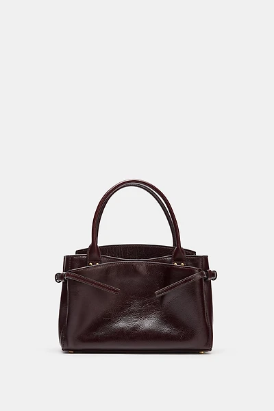LEATHER MINI CITY BAG