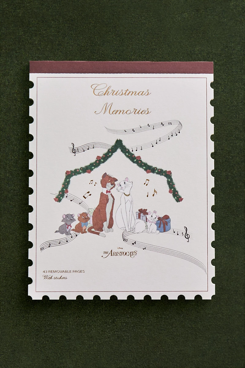 CHRISTMAS STICKER NOTEBOOK THE ARISTOCATS ©DISNEY