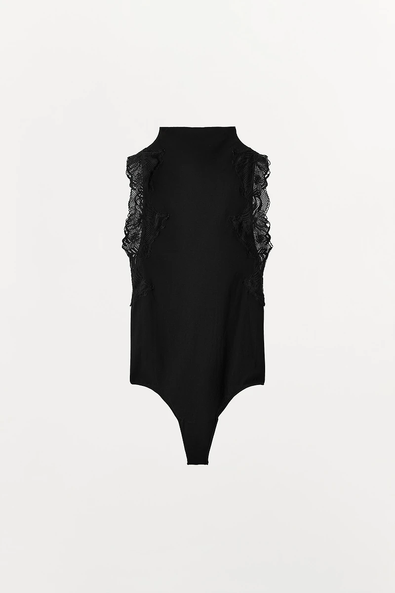 LACE STOCKING BODYSUIT