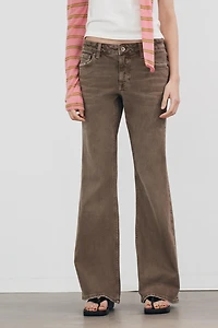 TRF LOW RISE BOOTCUT JEANS