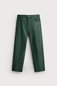 PRESSED CREASE RELAXED FIT JEANS