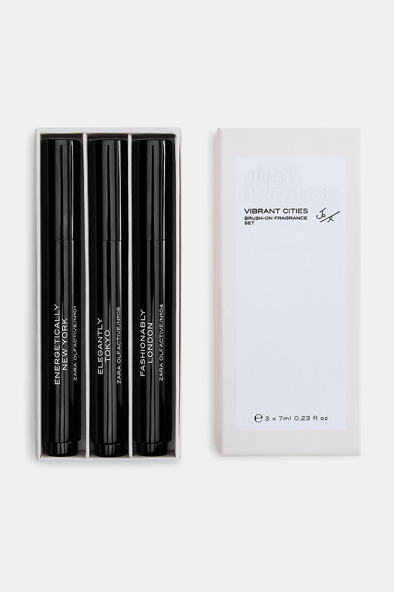 VIBRANT CITIES BRUSH-ON SET 3X 7ML (0.23 FL.OZ).