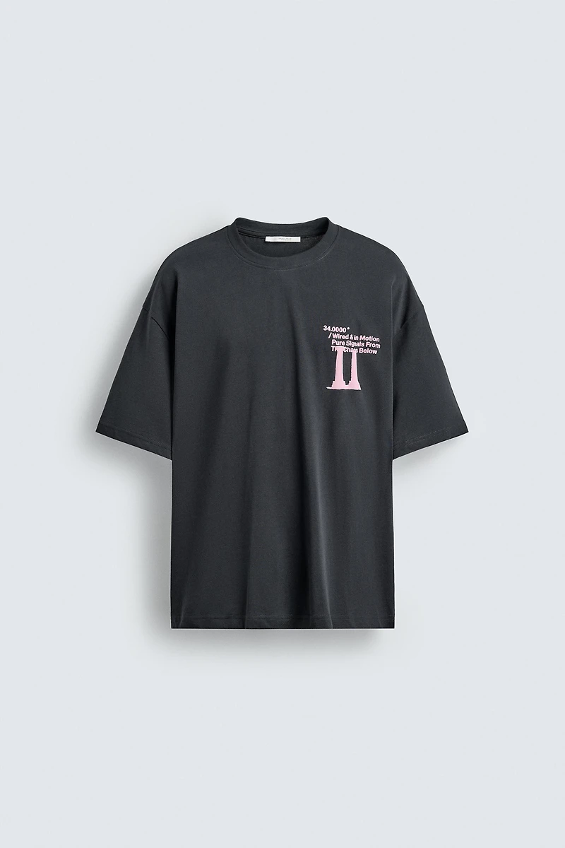 RUBBERIZED PRINT T-SHIRT