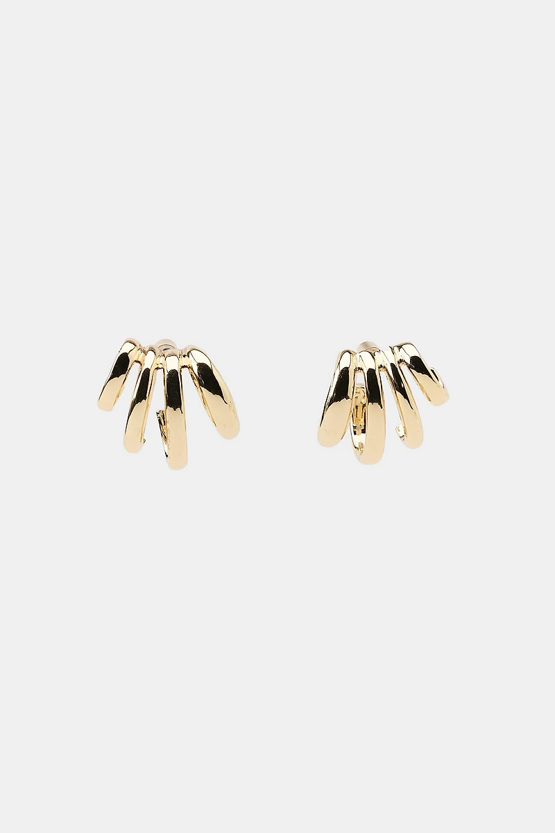 METAL HOOP EARRINGS