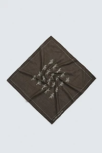 HORSE PRINT BANDANA