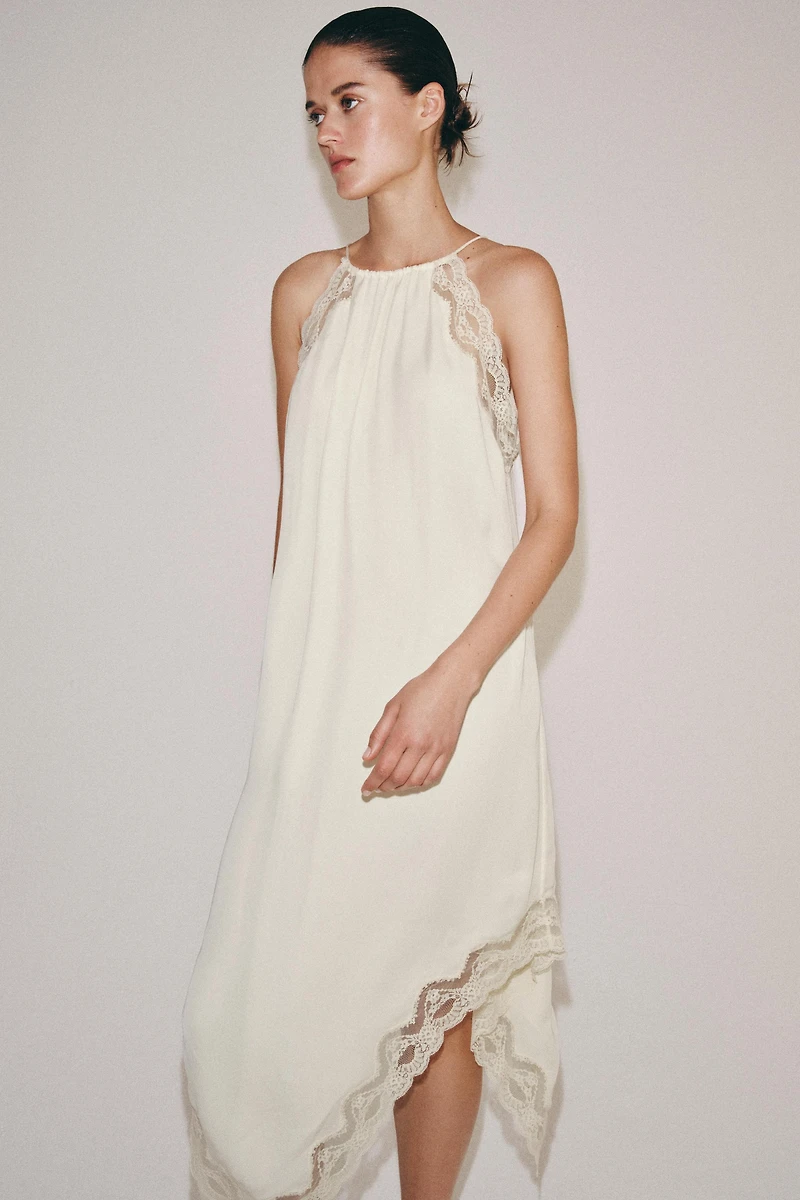 ZW COLLECTION COMBINATION LACE DRESS