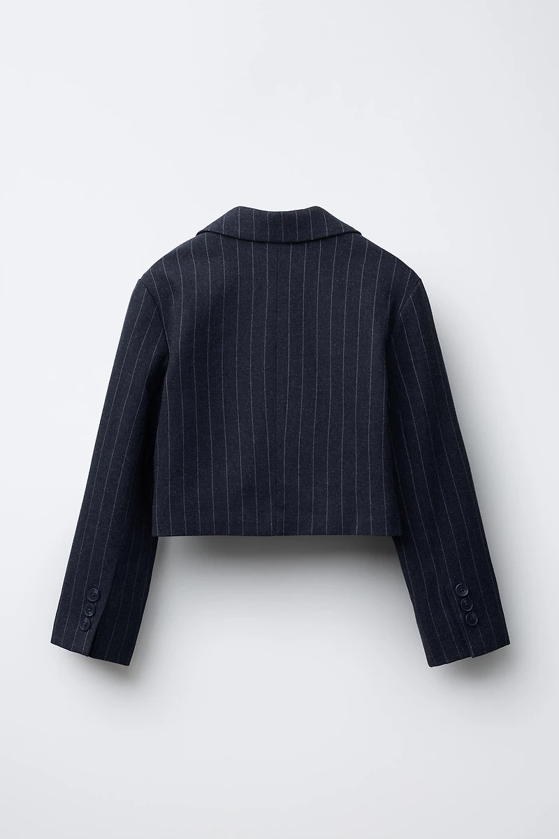 VESTE COURTE À RAYURES TENNIS