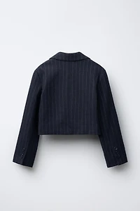 VESTE COURTE À RAYURES TENNIS