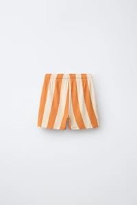 STRIPED TERRYCLOTH SHORTS