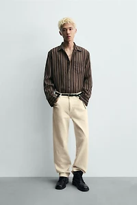 FLOWY STRIPED SHIRT