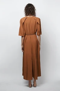 ZW COLLECTION LIMITED EDITION TEXTURED MIDI DRESS