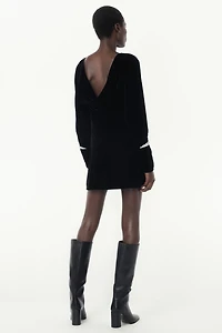 VELVET MINI DRESS - THE ITEM ZARA WOMAN
