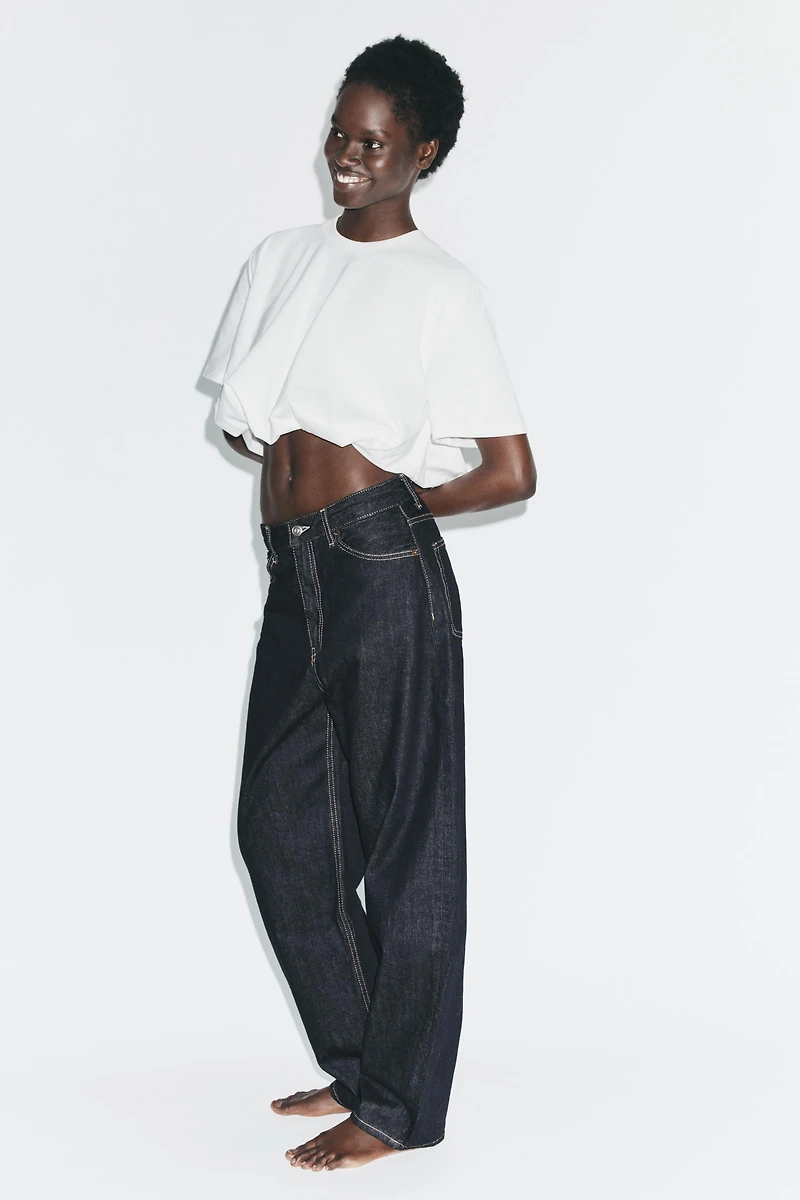 TRF BARREL HIGH WAIST JEANS