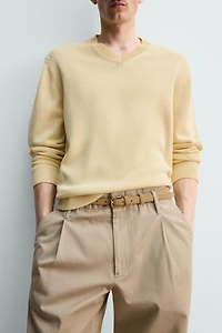 REGULAR-FIT COTTON JUMPER