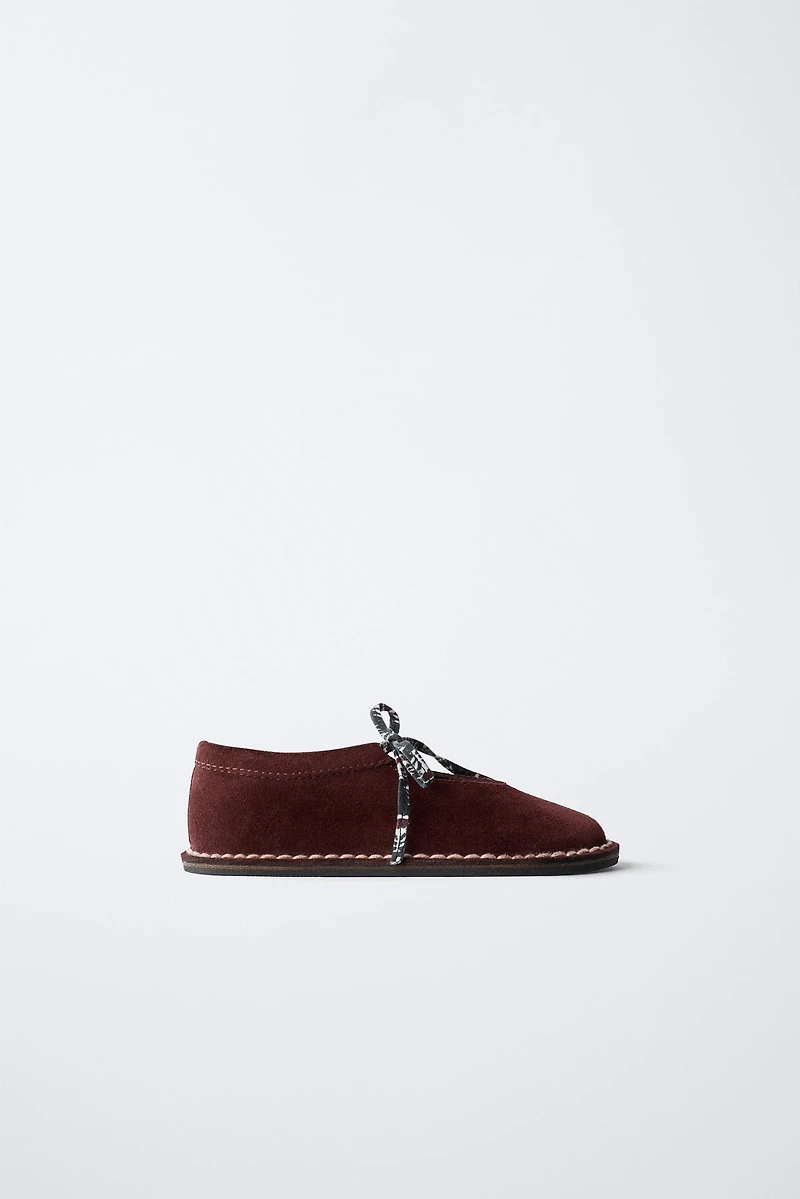 ZARA TIMELESS - LEATHER BALLET FLATS
