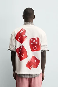 T-SHIRT À IMPRIMÉ DÉS
