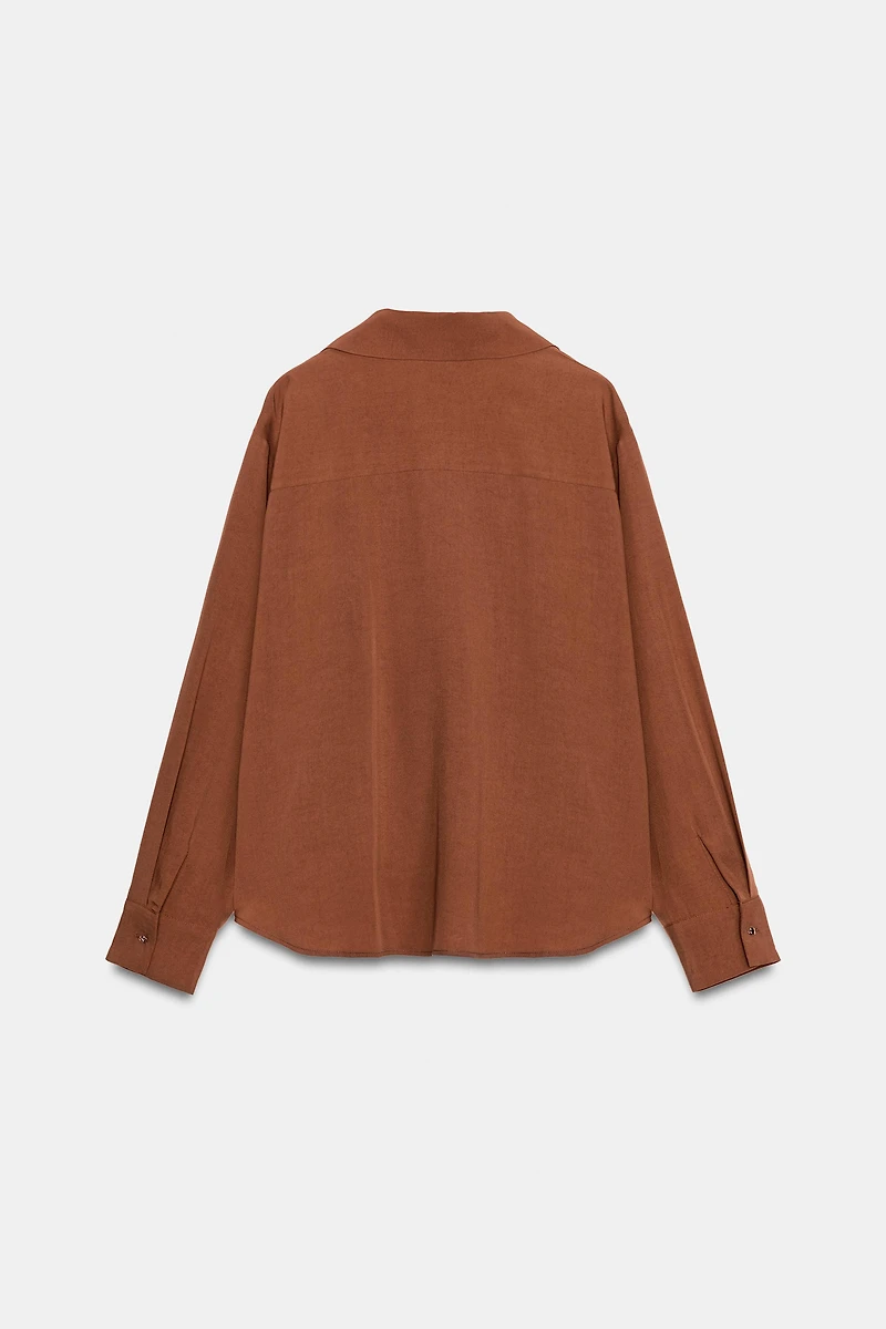 BALLOON HEM SHIRT