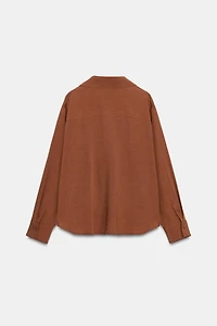 BALLOON HEM SHIRT