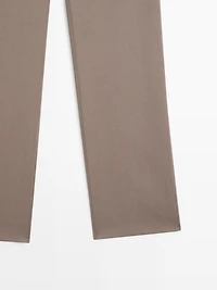 100% wool tailored fit trousers - LIMITED