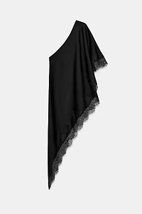 TOP ASYMÉTRIQUE EN DENTELLE ZW COLLECTION