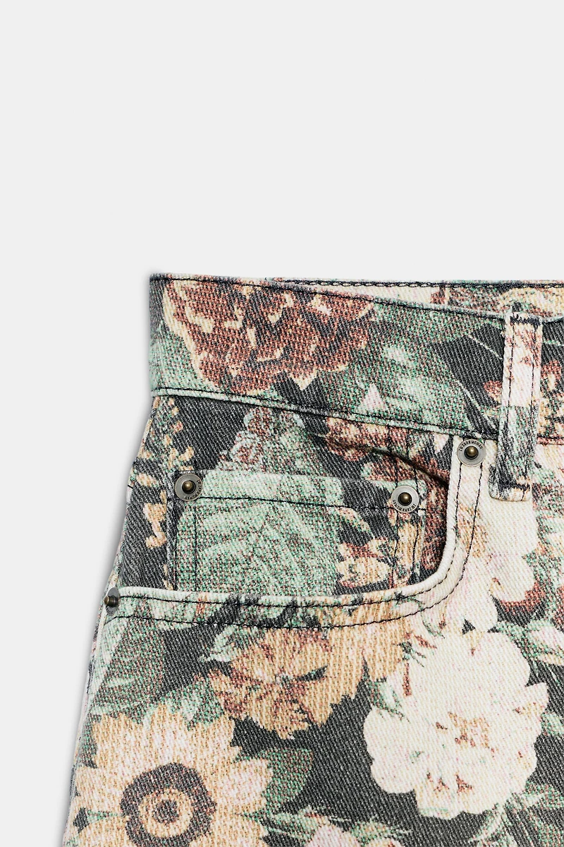 SHORT IMPRIMÉ FLEURI ZW COLLECTION