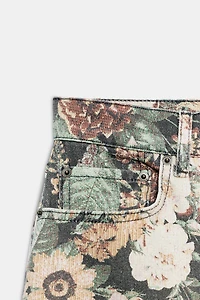 SHORT IMPRIMÉ FLEURI ZW COLLECTION