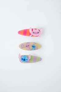 LOT DE TROIS PINCES LILO & STITCH © DISNEY