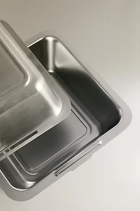 BOÎTE À HAMBURGER EN ACIER INOXYDABLE