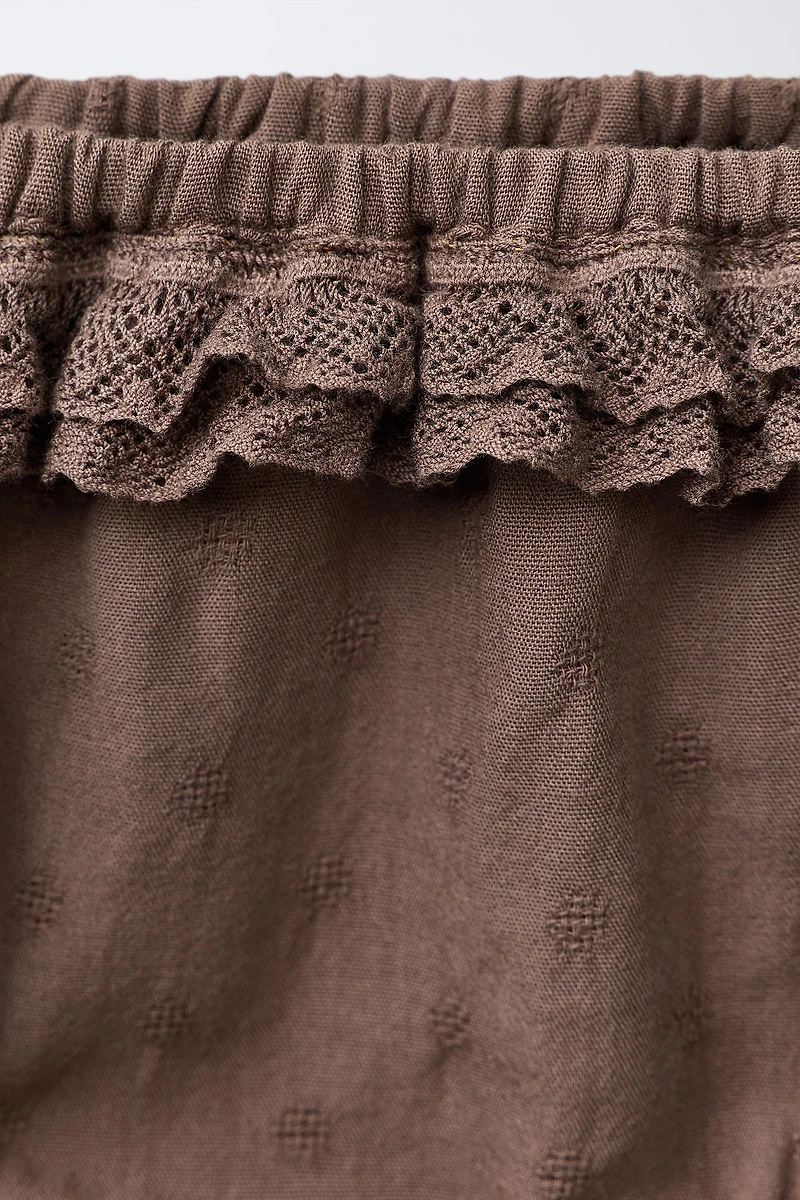 EMBROIDERED LACE PANTIES