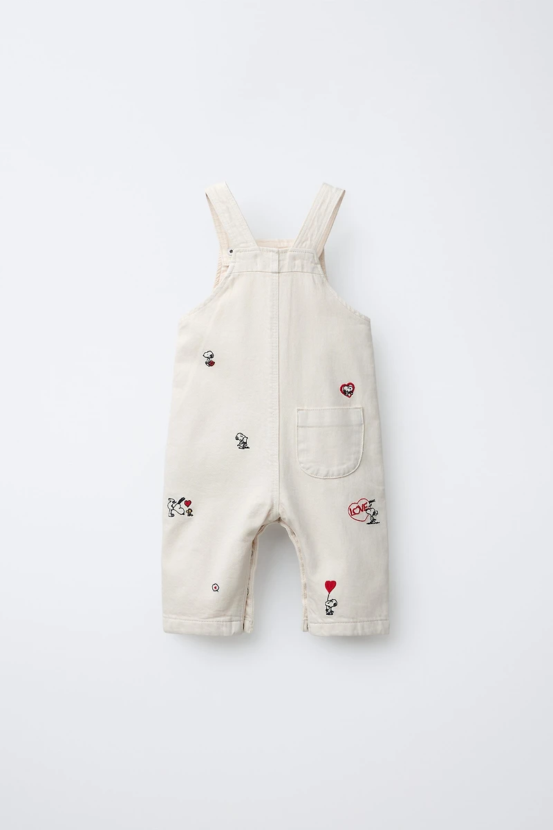 SNOOPY PEANUTS™ TWILL LONG OVERALLS