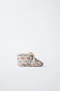 FLORAL BABY BOOTIES