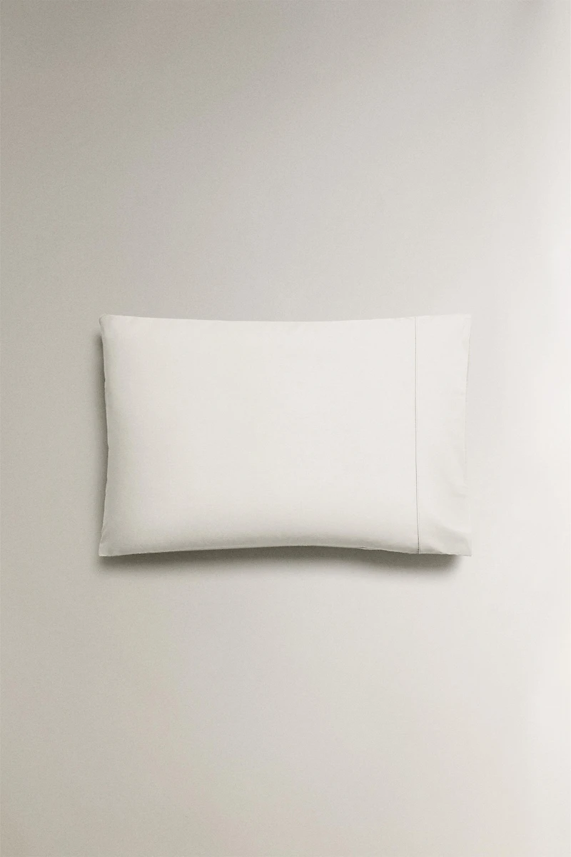 TAIE D’OREILLER PERCALE DE COTON (300 FILS)