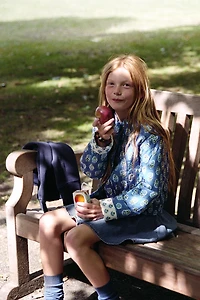FLORAL PRINT PADDED JACKET