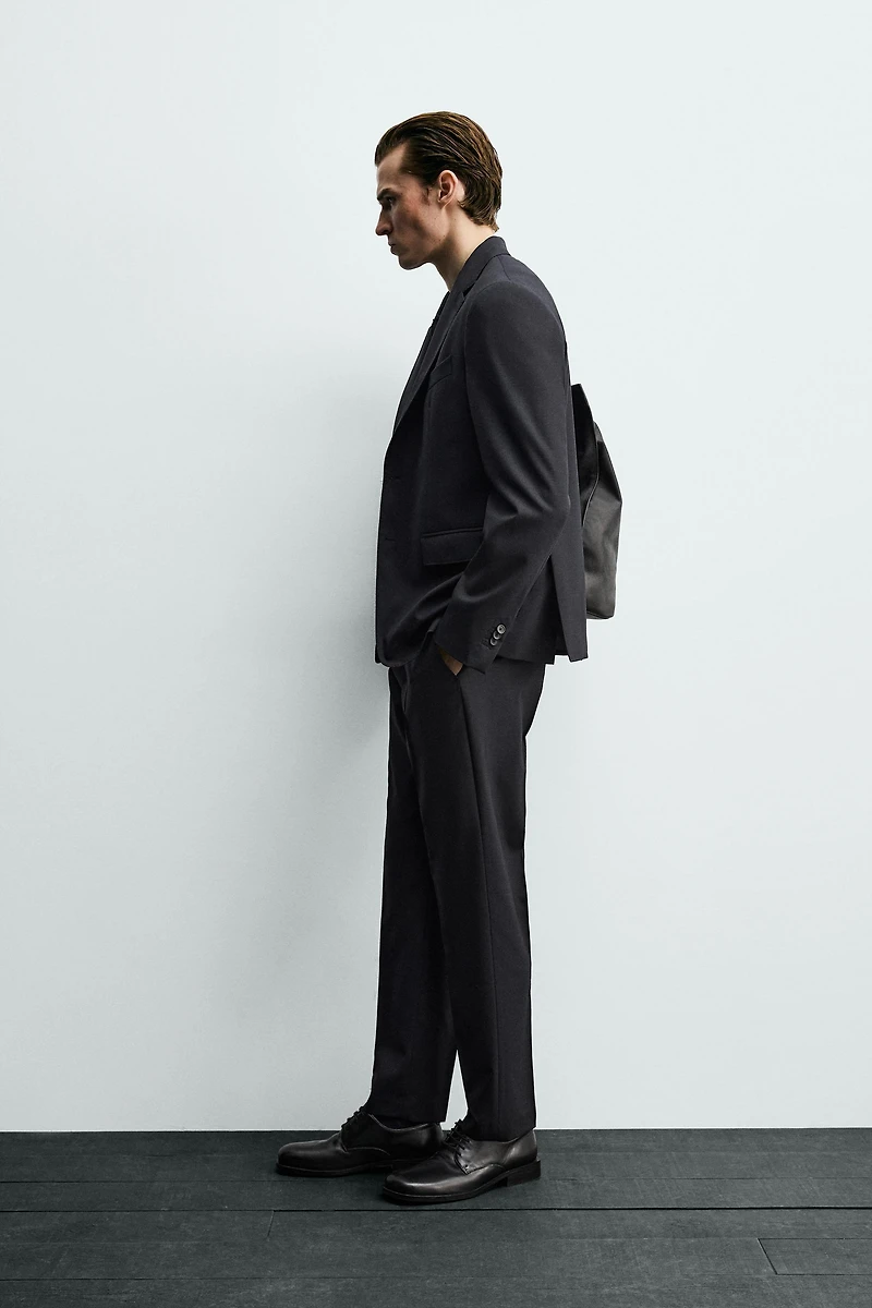 100% WOOL SUIT BLAZER