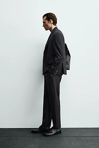 100% WOOL SUIT BLAZER