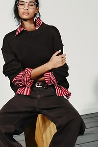 TRF HI-RISE STRAIGHT LEG JEANS