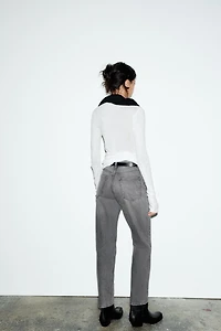 TRF MOM FIT HIGH WAIST JEANS