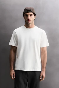 T-SHIRT BASIQUE EN COTON POUR L'ENTRAÎNEMENT