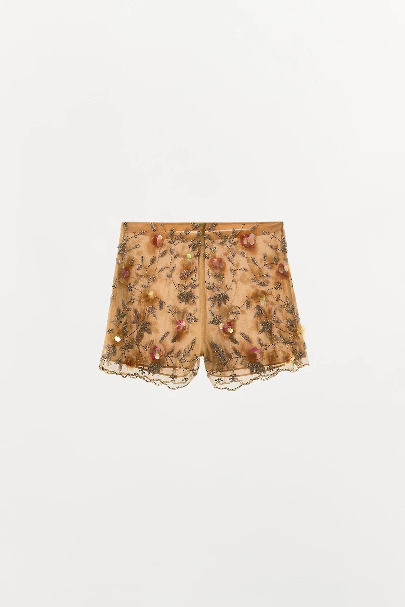 BEADED SEQUIN LIMITED EDITION SHORTS