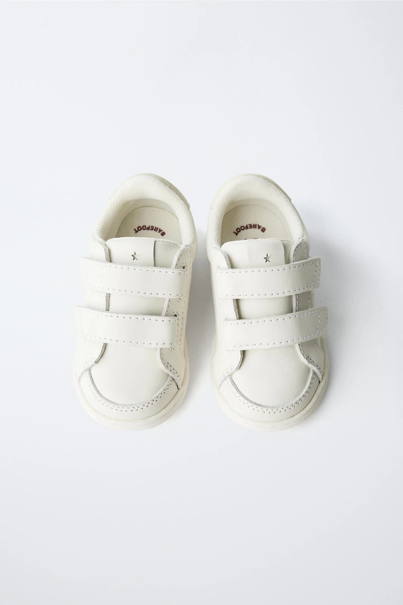 BAREFOOT LEATHER STRAP SNEAKERS