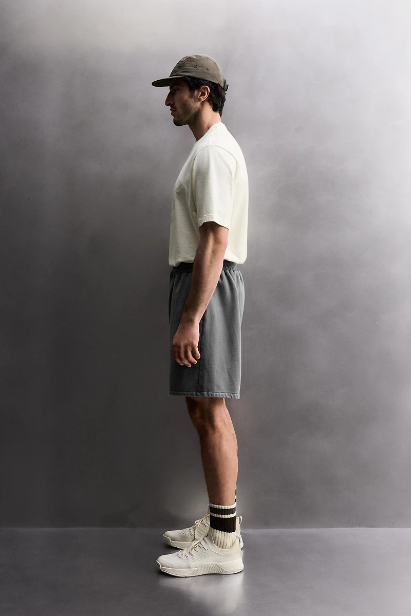 WASHED TRAINING JOGGER SHORTS
