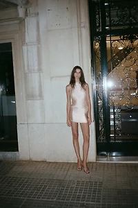 FRINGED MINI SKIRT