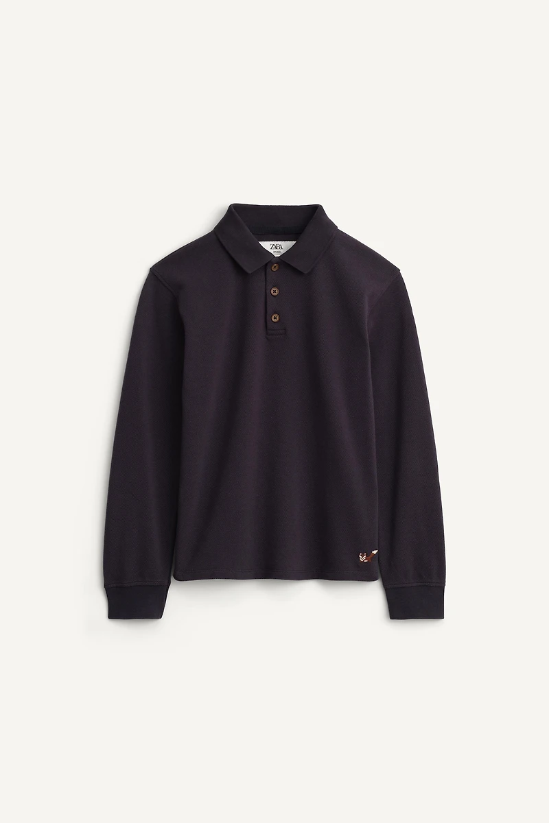 EMBROIDERED FOX PIQUÉ POLO LIMITED EDITION